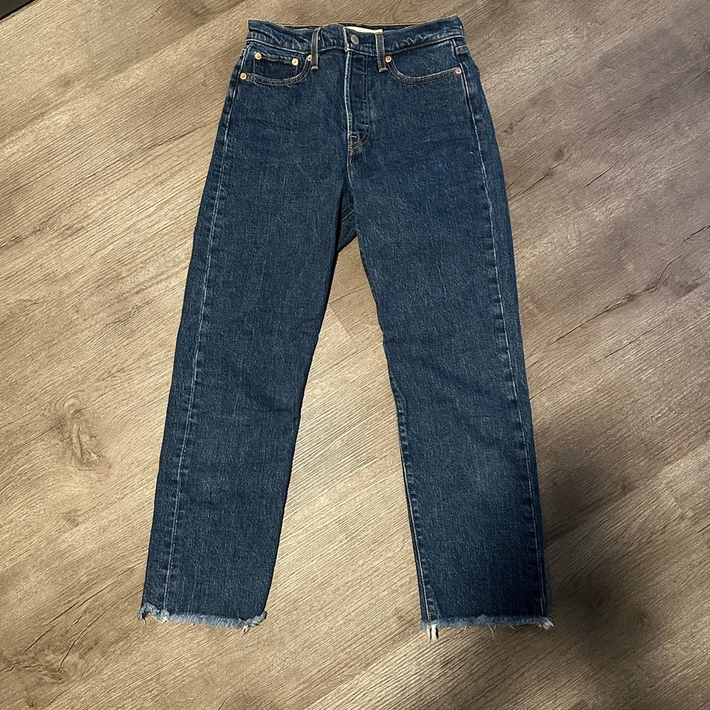 Dark Blue Denim Jeans